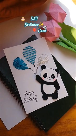 cute birthday card idea🎈✨#diy #craft #birthdaygiftideas #gift #handmade