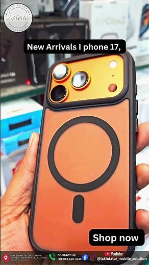 Ultimate iPhone 17 Protection! New Arrivals at Lakhdatar Mobile Solution #jaipur #mobileaccessories