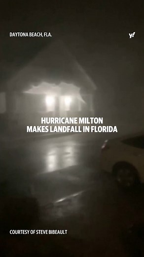 Over 3 million Florida homes and businesses are without power as Hurricane Milton, now a Category 1 storm, moves northeast, bringing damaging winds and heavy rain. | Yahoo News