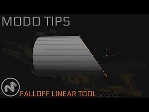 MODO TIPS | Falloff Linear Tool | Modo Tutorial | MODO HARD SURFACE MODELING