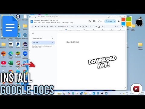 How to Install GOOGLE DOCS APP on PC or Laptop - Easy Step-by-step Guide (2025)