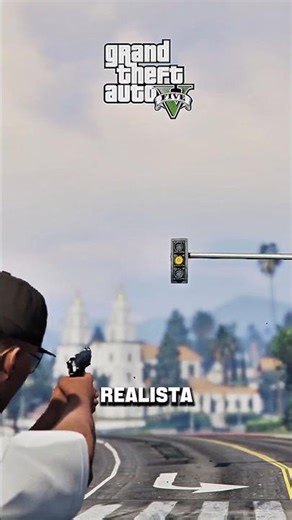 Can we destroy the traffic lights in all GTA games? 😨 #gta #shorts