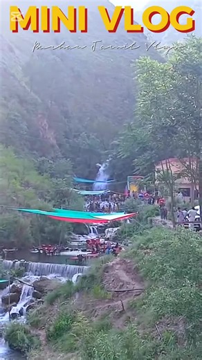 Exploring Sabri Waterfall Near Murree