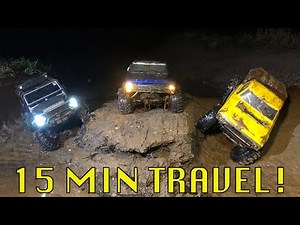 Very long travel with Traxxas TRX-4 and Vaterra Ascender