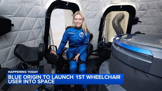 For the 1st time ever, a person who uses a wheelchair will fly to space