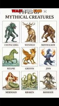 Mythical Creatures Caught on Camera 😱 #edit #shorts #mythicalcreatures