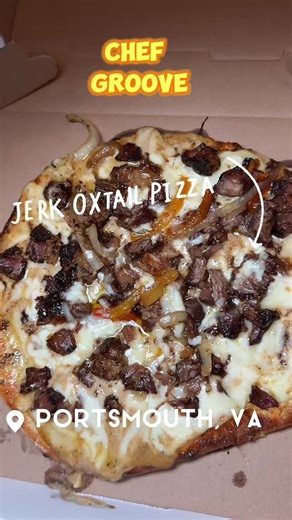 Delicious Oxtail Pizza Experience at Chef Groove