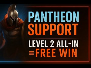 Pantheon Support Ranked Gameplay | Aggressive Support Playstyle