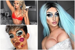 Alloa teen uses makeup to turn himself into woman with lifelike cleavage