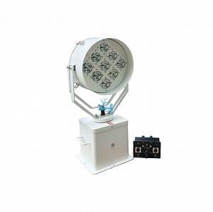 [Hot Item] Remote Control Marine Searchlight with Stainless Steel 2° Beam 1.5-6km AC100-277V or DC24V for Ships Ports Offshore Surveillance Projects