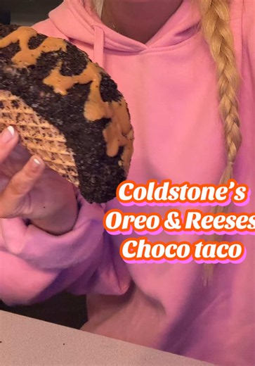 Coldstone Oreo & Reese’s Choco Taco Review