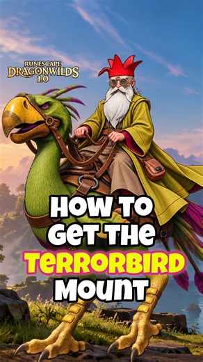 Runescape Dragonwilds: How to get the Terrorbird Mount #runescapedragonwilds