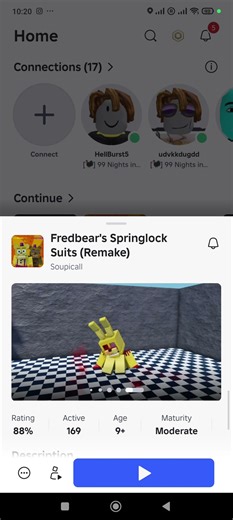 the game that I played for the spring lock failure videos