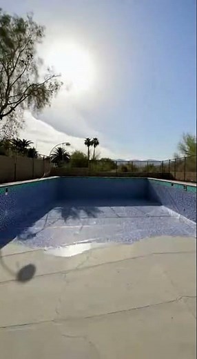 8-second ASMR mystery loops • minimal visuals •calm+curious #asmr#pool#loopvideo#backyard#waterslide