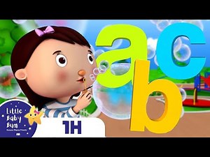 ABC Bubbles + More Nursery Rhymes & Kids Songs - ABCs and 123s | Learn with Little Baby Bum