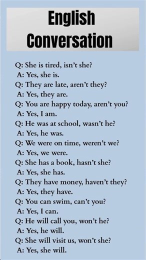 Daily English Speaking Practice | Question Tags Made Easy