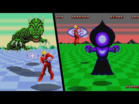 Space Harrier 2 ... (Sega Genesis) Gameplay