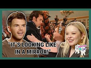 Nicola Coughlan and Luke Newton Draw Each Other | Question & Art