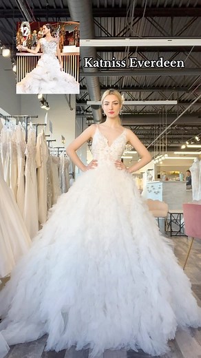 Here Comes The Bride ®️ on Instagram: "Wedding dresses inspired by the Hunger Games🔥🏹 ~ #hungergames #wedding #weddingdress #weddingdresses #bridal #2023bride #2024bride #weddinginspo #weddingdressinspo"