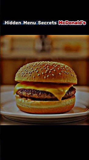McDonald’s Secret Menu Explained || #mcdonalds #fastfood #shortsfacts