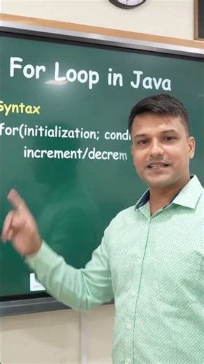 What is for loop in Java. Write it's Syntax?