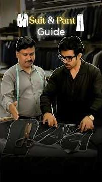 Perfect FITTING Guide📏 #suit #pant #bottom