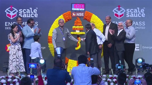 The #NSEBell has rung in the celebration of the listing of Encompass Design India Limited on NSE Emerge today at our exchange NSE India. #NSEIndia #NSEEmerge #listing #IPO #StockMarket #ShareMarket #EncompassDesignIndiaLimited Ashishkumar Chauhan | NSE India