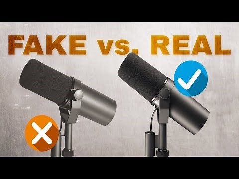 Real Vs. Fake Shure SM7b mics (UPDATED!)