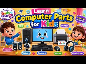 Learn Computer Parts with Pictures | Kids Learning Video | Deduu Kids TV