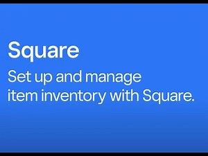 Manage Item Inventory with Square