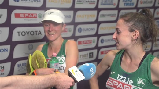 14K views · 195 reactions | Hear from Shona Heaslip and Emily Haggard-Kearney after the Women’s Half Marathon at the European Athletics Championships  #IrishAthletics #Roma2024 | Athletics Ireland | Facebook