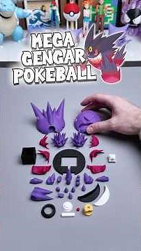 166/365 - Mega Gengar’s Pokeball Design from another Dimension! 🔮👁️‍🗨️