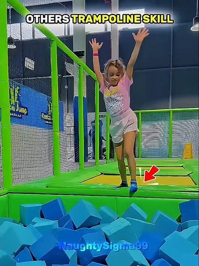 This trampoline skill is insane 💀