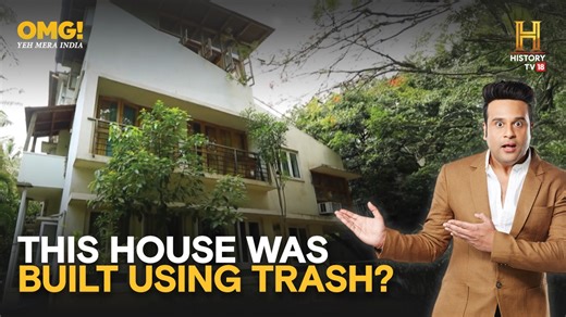 Reduce. Reuse. Recycle. Rethink. In Sadashivnagar, G V Dasarathi’s 1,500 sq ft double storied house is made entirely from reused materials that others have just thrown away! ♻️🏡 #OMGIndia | HISTORY