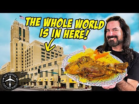 EATING AROUND THE WORLD WITHOUT LEAVING MINNEAPOLIS! Midtown Global Market Tour!