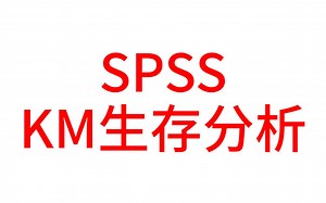 SPSS医学统计数据分析-生存分析2-Kaplan-Meier-KM生存分析-log rank检验-生存曲线