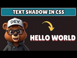 How to Add Text Shadow in HTML and CSS