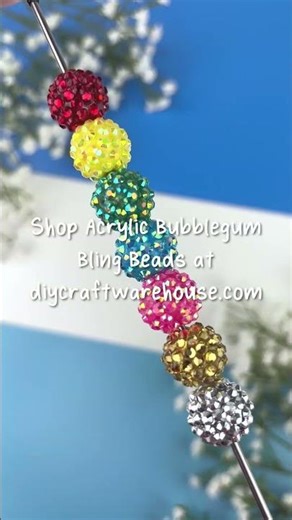The Prettiest Acrylic Beads Available at DIY Craft Warehouse