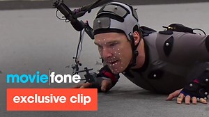 Benedict Cumberbatch Crawls Around Covered in Sensors Behind the Scenes of 'The Hobbit: The Desolation of Smaug'