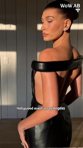 11 reactions | Hailey Bieber Turns Heads at Vogue World Hollywood in Bold Leather Gown #WowAb #HaileyBieber | Wowa B | Facebook