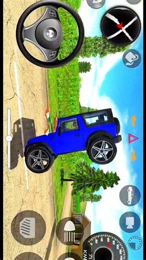 Modified Mahindra Thar😈Games:Indian BLUE Thar (Gadi Wala Games) Car Game Android Game - #2025