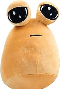 8.7in Pou Plush, Alien Pou Plush Toy, Alien Plushie Stuffed Animal Pou Doll Gifts for Christmas Valentine's Day