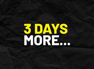 3 days more. | Pulse