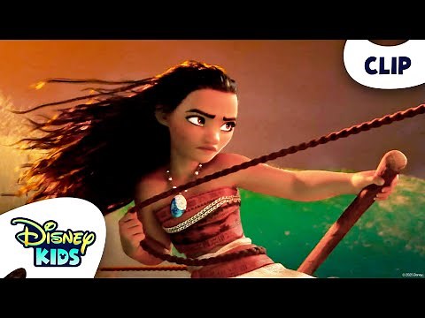 How to Defeat a Lava Monster 🔥🌊 | Moana | ‪@disneykids‬