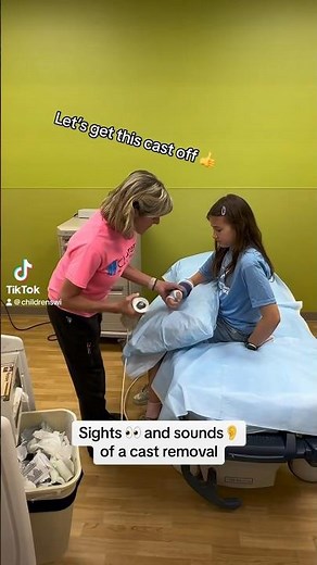What to expect for your child’s cast removal 👀 #ChildrensWisconsin #Pediatrics #Cast #CastRemoval