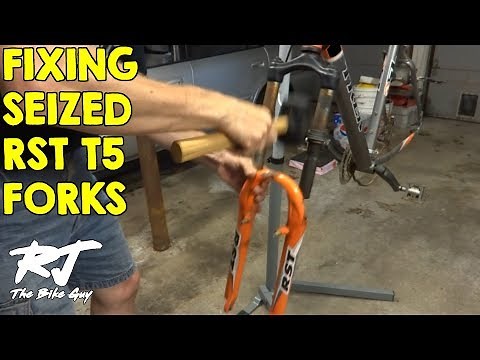 Repairing Rusted Seized RST Gila T5 Fork/Shocks
