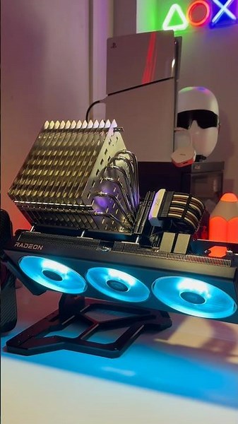 Custom PC BUILD-Monster Studio A45 Black SFF ITX Open Case | Noctua NH-P1 #shorts #gaming #gamer