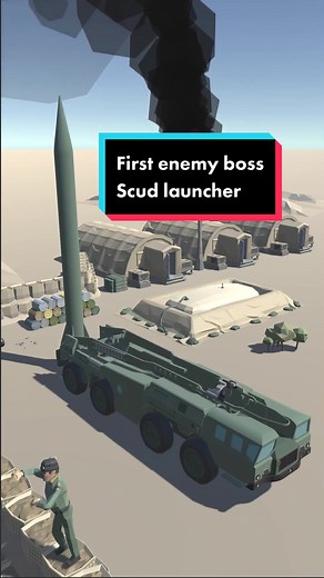 First Enemy Boss Scud Launcher - Upcoming Game