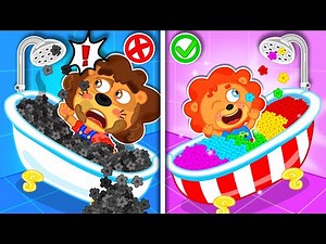 Liam Family USA | Yummy Popcorn Bathtub Challenge | Family Kids Cartoons