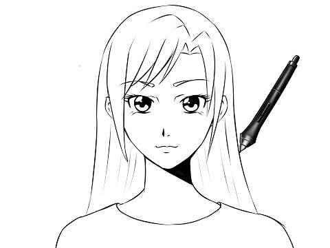 [TUTO] Comment dessiner un visage manga - fille (Face)